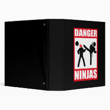 Danger Ninjas 3 Ring Binder