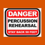 Danger Percussion Rehearsal