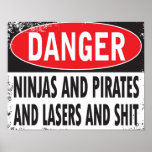 DANGER! Poster (small)