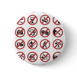 Danger Signs (3) Pins
