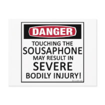 Danger Sousaphone postcards