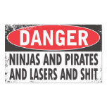 DANGER! Stickers