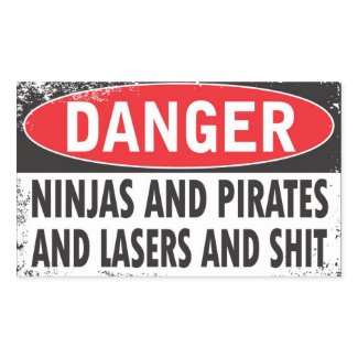 DANGER! Stickers
