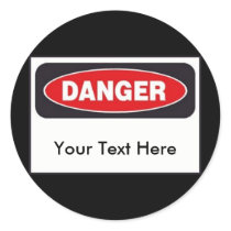 Danger! Stickers - Personalized!