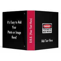 Danger! Teacher in Bad Mood Binder