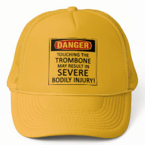 Danger Trombone Trucker Hats