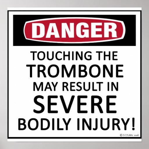Danger Trombone Poster