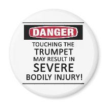 Danger Trumpet Magnets
