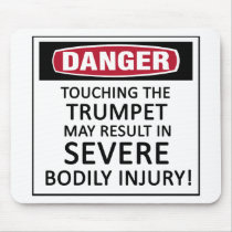 Danger Trumpet Mouse Pads
