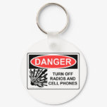 DANGER TURN OFF RADIOS AND CELL PHONES