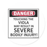 Danger Viola stickers