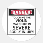 Danger Violin Sticker