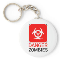 Danger Zombies Keychain