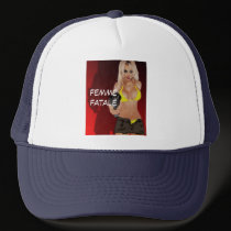 Dangerous Blonde - Shadow Femme Fatale Hat