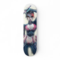 Dangerous Dames: Rose Custom Skateboard