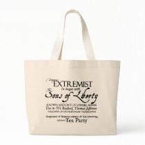 Dangerous Extremist: 18 th Century Style Poster Canvas Bags