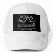 Dangerous Extremist: 18th Century Style Poster Hats