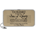 Dangerous Extremist: 18th Century Style Poster iPod Speakers