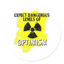 dangerous Optimism stickers by eclecticdreams dangerous Optimism stickers