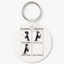 dangerous penguins keychains by pengcognito dangerous penguins keychains