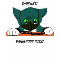 , Dangerous Pussy, Warning! t-shirts by PS_DESIGNS , Dangerous Pussy, Warning! t-shirts