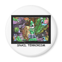 Dangerous Snails Funny Tees Gifts & Collectibles magnets