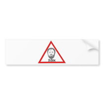 dangerous thoughts bumper sticker