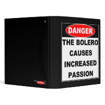Dangers of Bolero Notebook binders