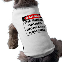 Dangers Rumba Doggie Shirts pet clothing by BallroomDangers Dangers Rumba Doggie Shirts pet clothing