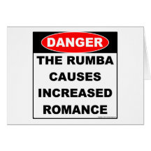 Dangers Rumba Notecard