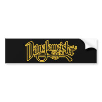 Danglemeister (gold) bumpersticker bumper stickers