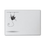 Dangling Black Cat - Post-it Notes Post-it® Notes