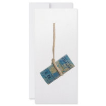 Dangling New Zealand dollar Personalized Rack Card