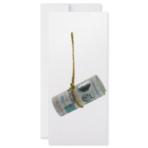 Dangling Singapore dollar Full Color Rack Card