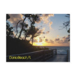 Dania Beach Sunrise Post Card