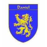daniel, daniel coat of arms, family crest, celtic,