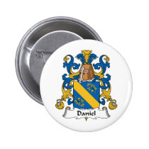 Daniel Family Crest Button