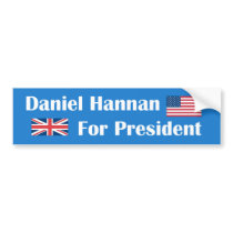 Daniel Hannan For President Bumper Sticker bumper stickers by PolitNeuro Daniel Hannan For President Bumper Sticker bumper stickers