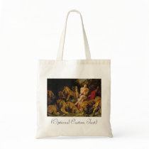 Daniel in the Lion's Den Tote Bags