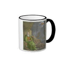 Daniel in the Lions' Den, from a bible printed by Coffee Mugs