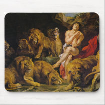 Daniel in the Lion's Den Mousepads