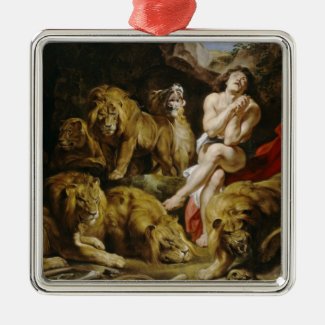 Daniel in the Lion's Den Peter Paul Rubens paint Ornaments
