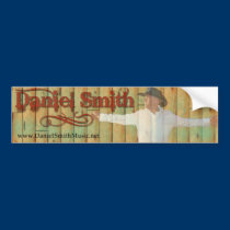 Daniel Smith Bumper Sticker bumper stickers by danielsmithmusic Daniel Smith Bumper Sticker bumper stickers