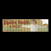 Daniel Smith Bumper Sticker bumper stickers by danielsmithmusic Daniel Smith Bumper Sticker bumper stickers