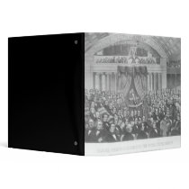 Daniel Webster addressing the United States Binder