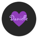 Danielle in Purple Sticker