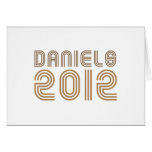 DANIELS 2012 (Vintage) Greeting Card