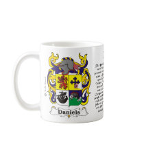 Daniels Family Crest Mug by NemethArt Daniels Family Crest Mug