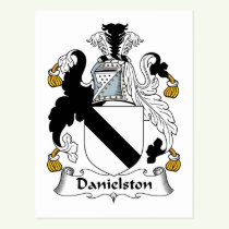 Danielston Family Crest Postcard