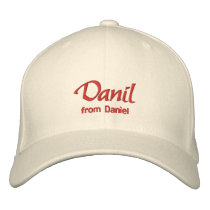 Danil Name Cap / Hat embroidered hats by toppings Danil Name Cap / Hat embroidered hats